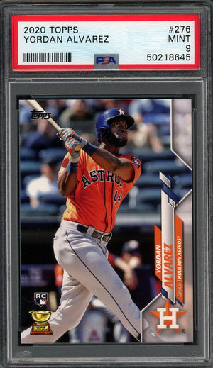 2020 Topps #276 Yordan Alvarez PSA 9