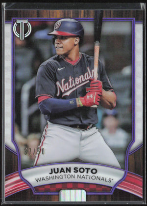 2022 Topps Tribute #70 Juan Soto Purple #/50