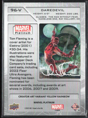 2023 Upper Deck Marvel Platinum #114 Daredevil