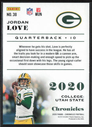 2020 Panini Chronicles #38 Jordan Love