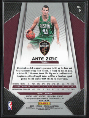 Prizm #19 Ante Zizic Auto Silver