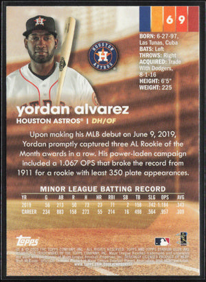 2020 Stadium Club #69 Yordan Alvarez