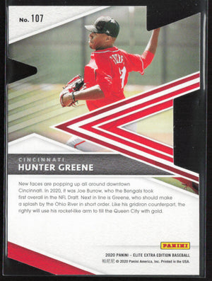 2020 Panini Elite Extra Edition #107 Hunter Greene 203rd Decade Die Cut #/999