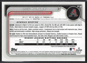 2024 Bowman Chrome Jack Hurley #BCP-104