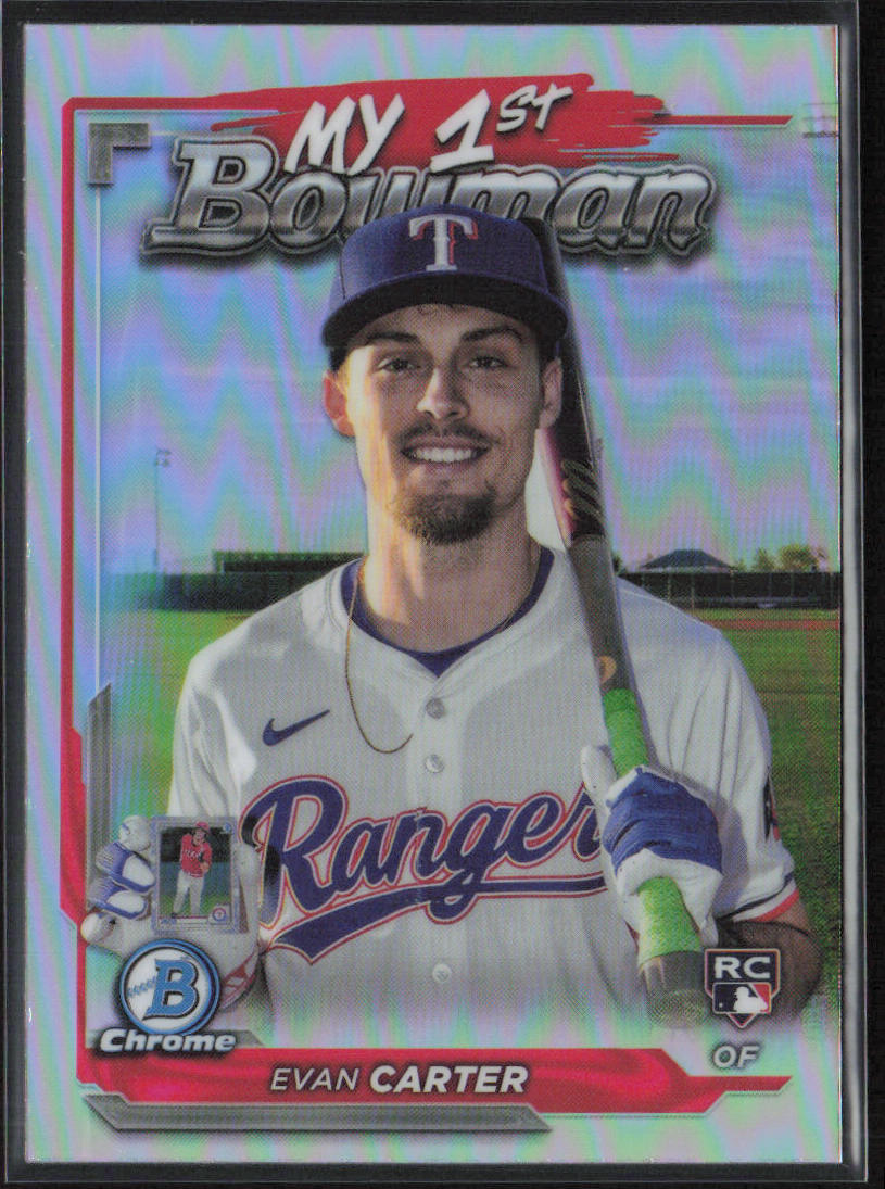 2024 Bowman Chrome My 1st Bowman Evan Carter M1B-7