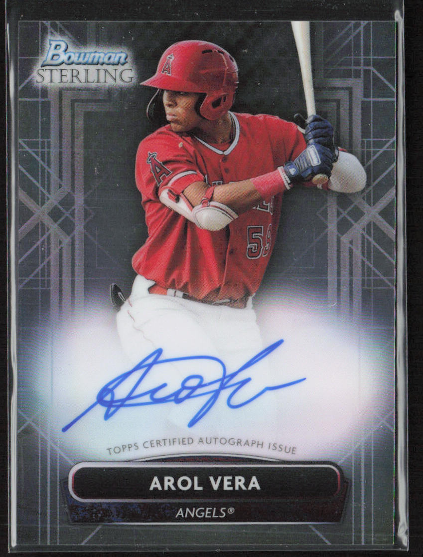 2022 Bowman Sterling #PA-AV Arol Vera Prospect Autographs