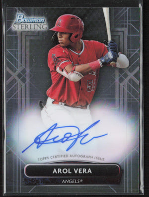 2022 Bowman Sterling #PA-AV Arol Vera Prospect Autographs