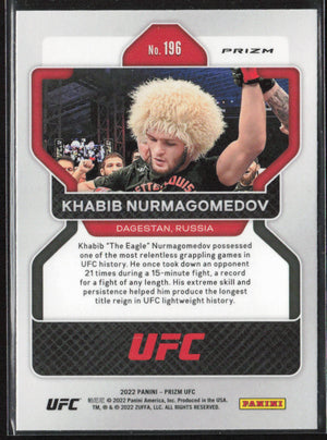 2022 Panini Prizm UFC #196 Khabib Nurmagomedov Silver