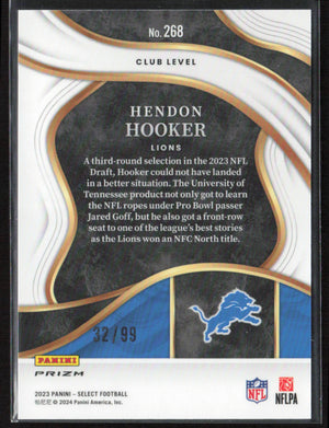 2023 Select #268 Hendon Hooker Club Level 32/99