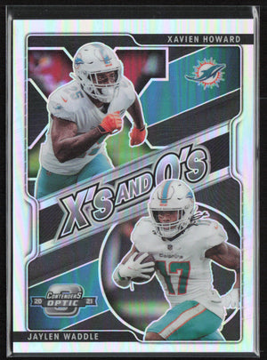 2021 Contenders Optic #XO-22 Jaylen waddle/Xavien Howard