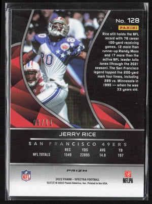 2022 Spectra #128 Jerry Rice /11