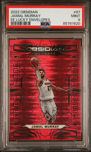 2022 Panini Obsidian #67 Jamal Murray Ee Lucky Envelopes PSA 9