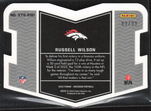 2023 Obsidian #VTS-RWI Russell Wilson Vitreous Case Hit /99