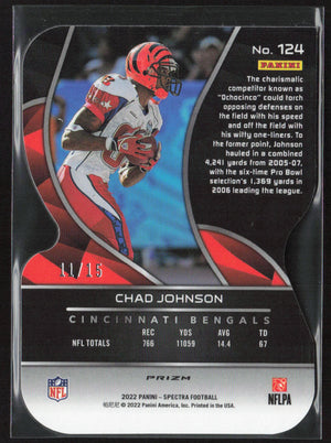 2022 Spectra #124 Chad Johnson /15