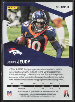 Elite #TOC-JJ Jerry Jeudy Auto /99