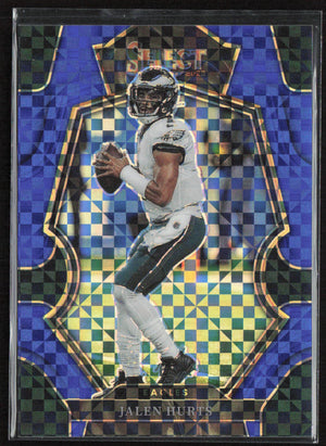 2022 Select #179 Jalen Hurts Blue Checkered /149