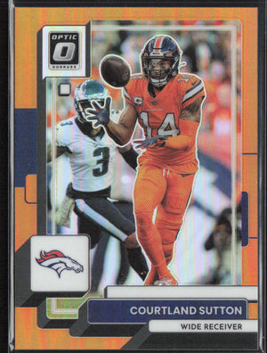 2022 Donruss Optic #60 Courtland Sutton Orange /199