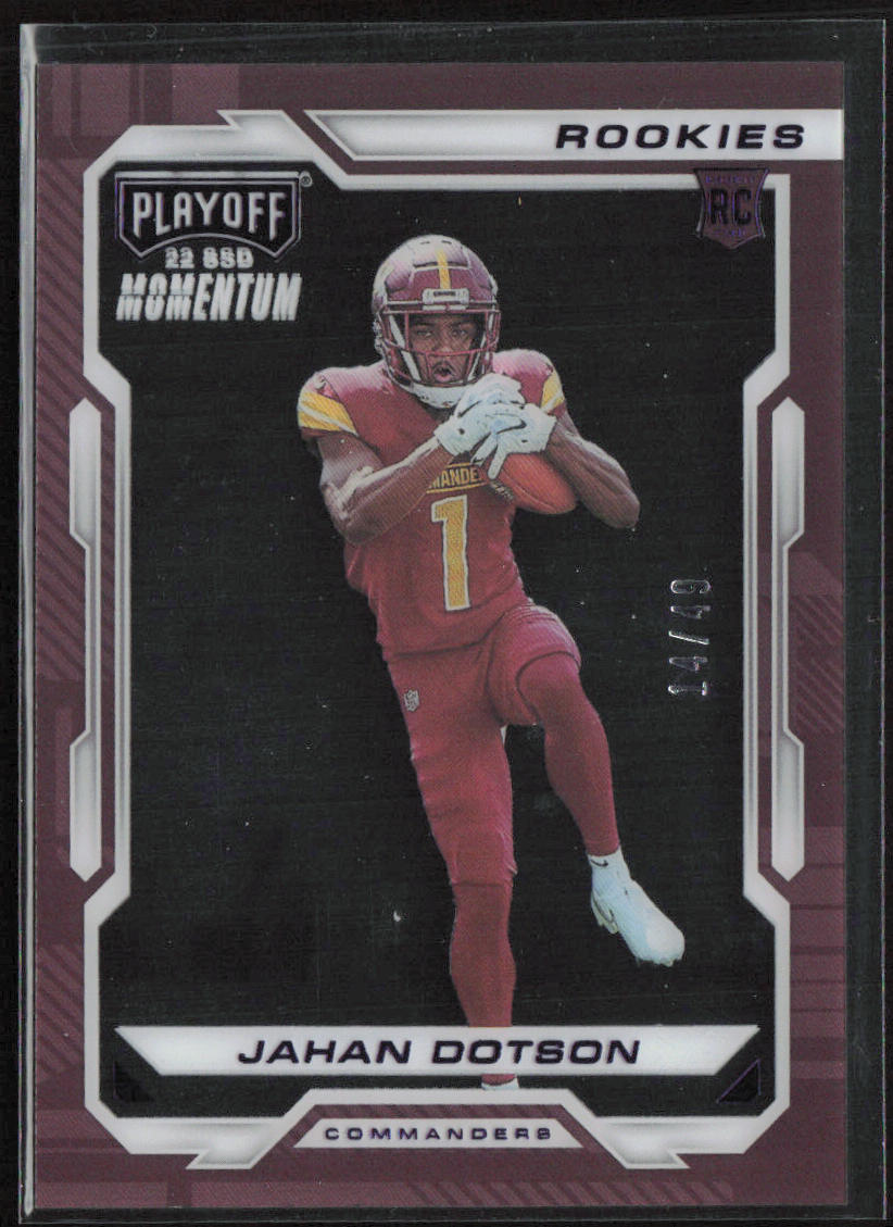 Donruss Clearly #PMR-10 Jahan Dotson /49