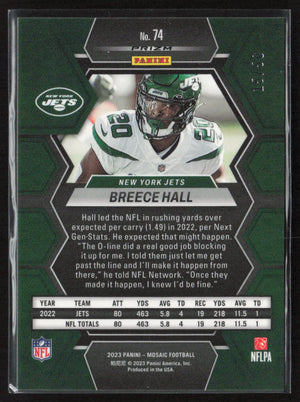 2022 Mosaic #74 Breece Hall Pink No Huddle /20