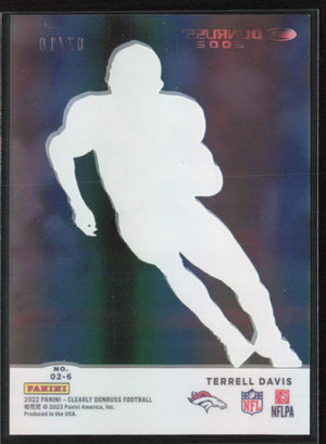 2022 Clealry #02-6 Terrell Davis /10