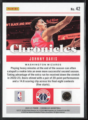 2022-23 Panini Chronicles #42 Johnny Davis Asia Lucky Envelopes #/8
