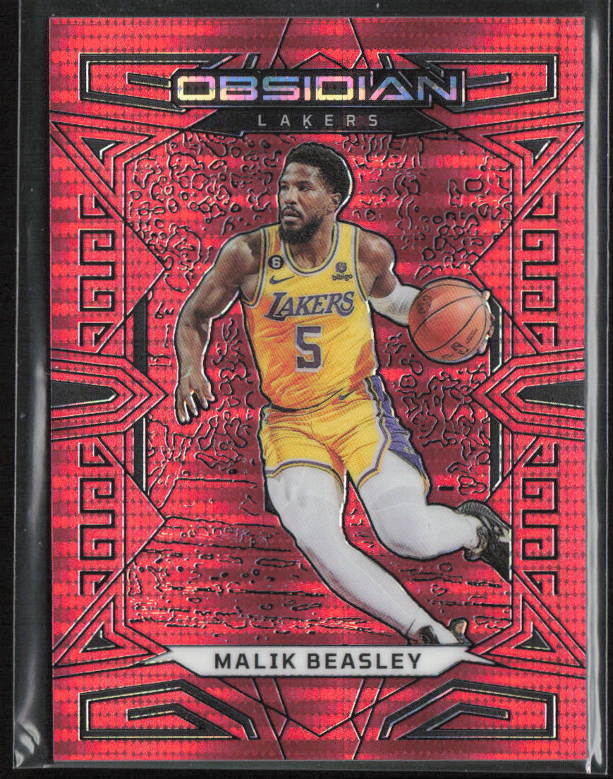 2022 Obsidian #82 Malik Beasley Asia Lucky Envelopes #/8