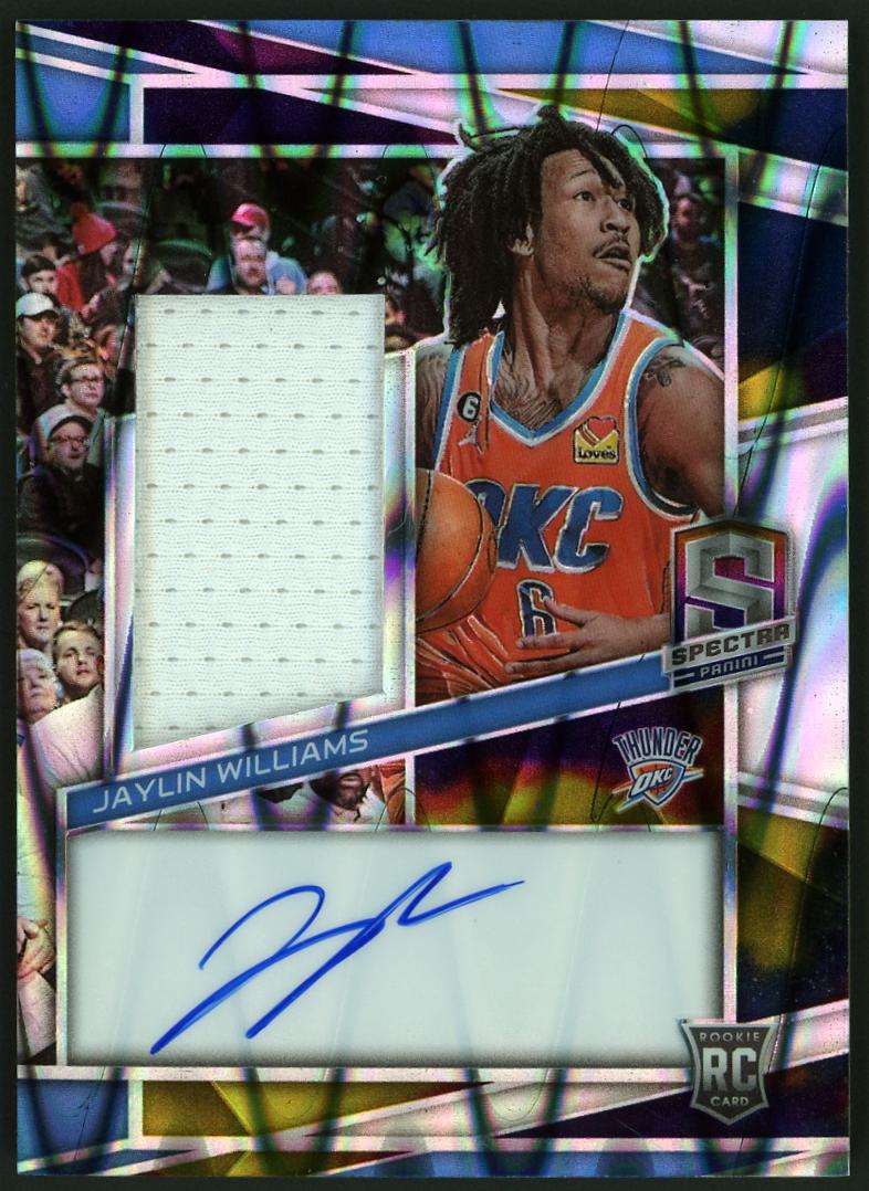 2022-23 Spectra #240 Jaylin Williams RPA /75