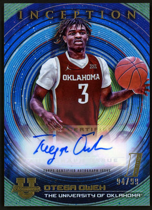 2022-23 Bowman University Inception #BIA-OO Otega Oweh Base Autographs