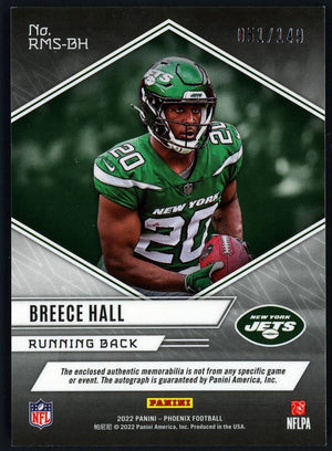 2022 Phoenix #RMS-BH Breece Hall RPA /149