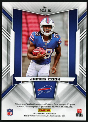 2022 XR #RXA-JC James Cook RPA /75 3 Color Patch