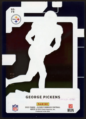 2022 Clearly #73 George Pickens /99