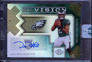 2020 Illusions #RV7 Jalen Hurts Rookie Auto /50