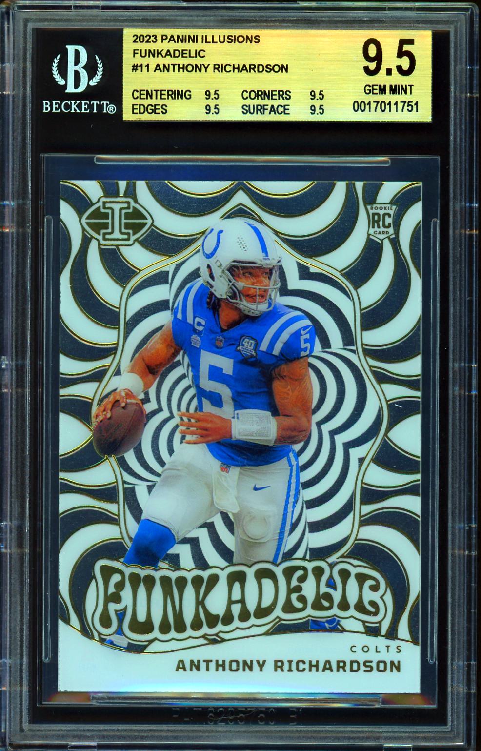 2023 Illusions #11 Anthony Richardson Funkadelic BGS 9.5