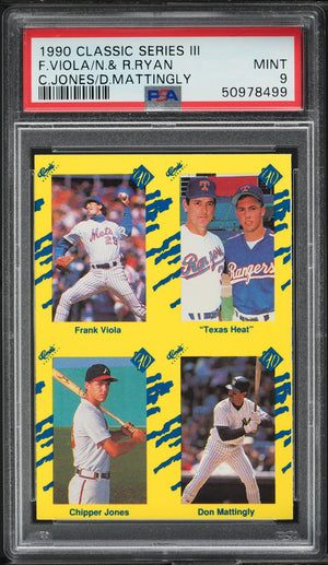 1990 Classic # F.Viola/N.& R.Ryan C.Jones/D.Mattingly PSA 9