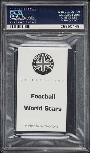 2006 Uk Traditions Football World Stars # Lionel Messi FB World Stars PSA 9