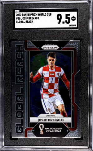 2022 Panini Prizm World Cup #30 Josip Brekalo Global Reach SGC 9.5