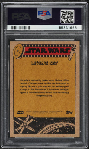 2020 Topps Star Wars Living #145 The Mandalorian Star Wars Living PSA 10