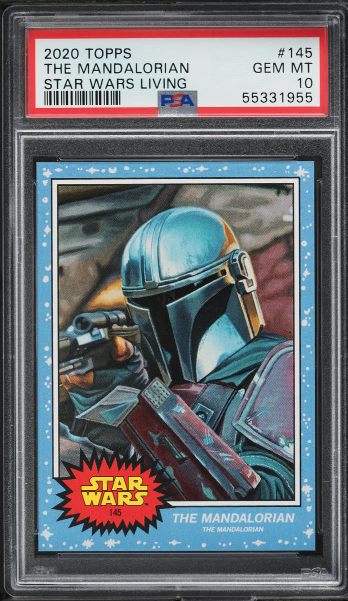 2020 Topps Star Wars Living #145 The Mandalorian Star Wars Living PSA 10