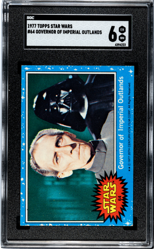 1977 Topps Star Wars #64 Governor Of Imperial Outlands SGC 6