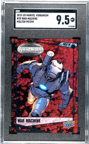 2015 Upper Deck Marvel Vibranium #20 War Machine Molten SGC 9.5