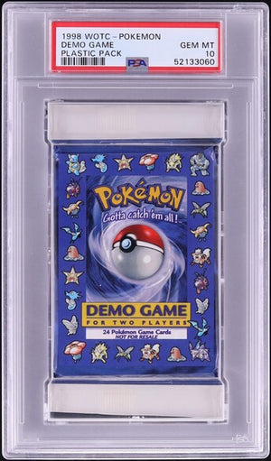 1998 Wotc-Pokemon Demo Game Plastic Pack # Demo Game Plastic Pack PSA 10