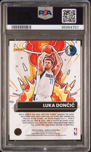 2022 Panini Donruss Bomb Squad #6 Luka Doncic Bomb Squad PSA 9