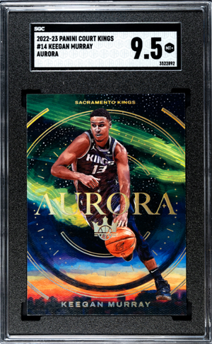 2022-23 Panini Court Kings #14 Keegan Murray Aurora SGC 9.5 POP 1