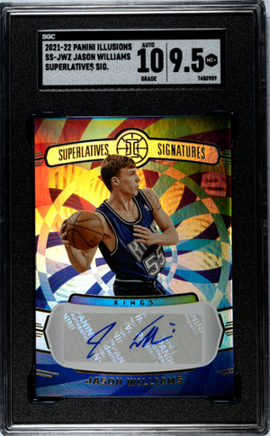 2021-22 Panini Illusions #SS-JWZ Jason Williams Superlatives Sigs. SGC 9.5