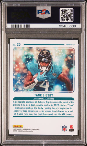 2023 Panini Donruss Optic Mythical #25 Tank Bigsby PSA 10