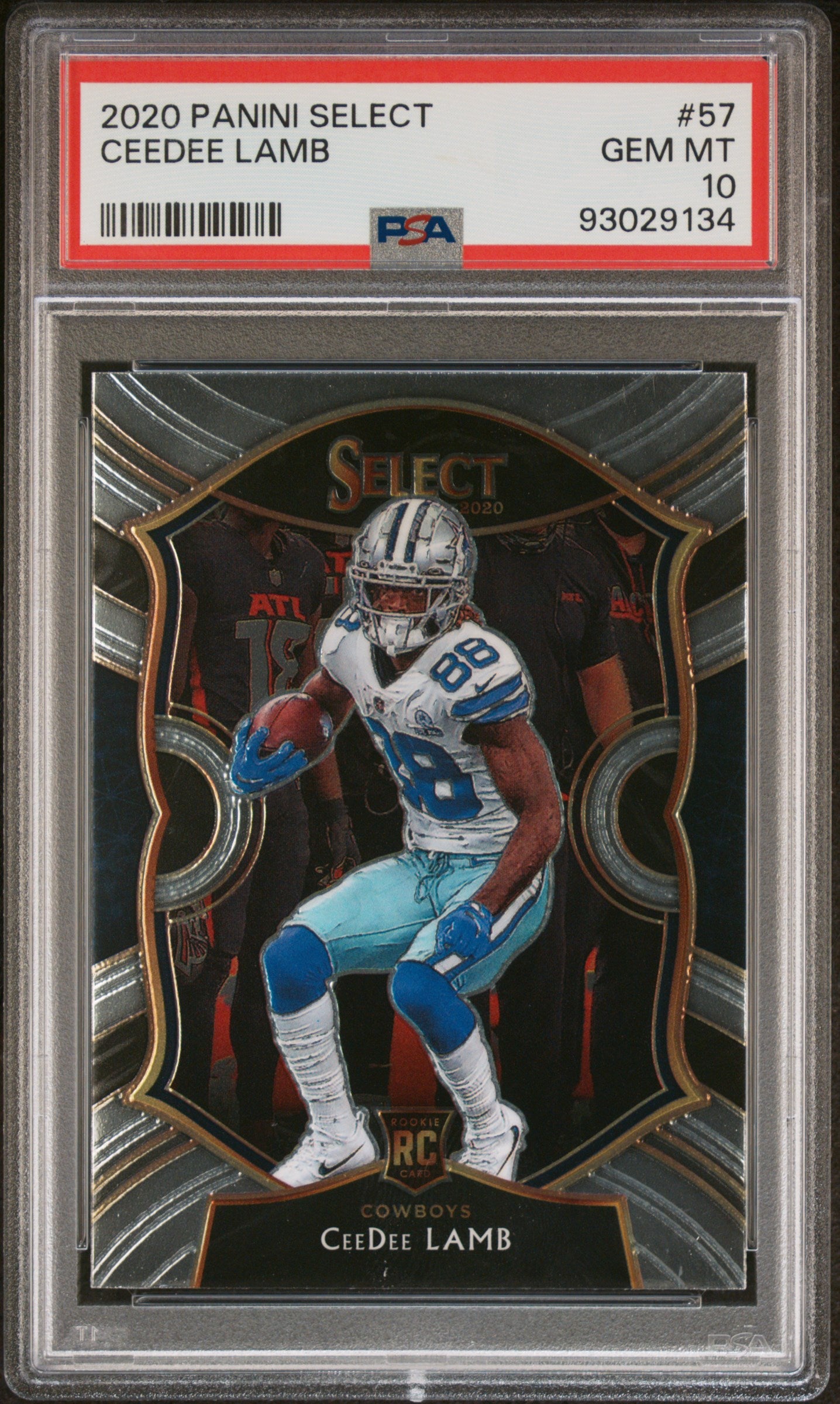 2020 Panini Select #57 Ceedee Lamb PSA 10