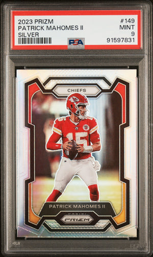 2023 Panini Prizm #149 Patrick Mahomes Ii Silver Prizm PSA 9