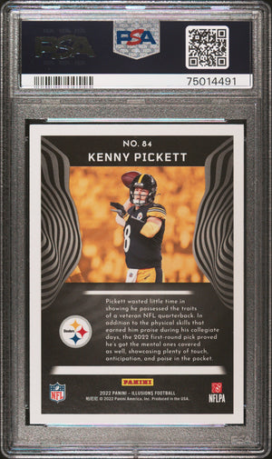 2022 Panini Illusions #84 Kenny Pickett Retail PSA 9