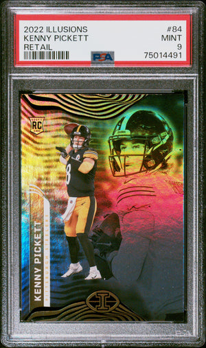 2022 Panini Illusions #84 Kenny Pickett Retail PSA 9