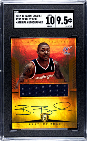 2012-13 Panini Gold Standard #233 Bradley Beal Mat. Auto. SGC 9.5